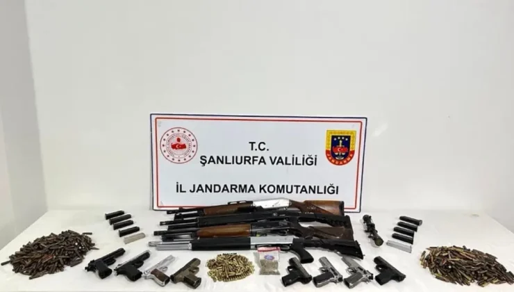 Şanlıurfa’da Eş Zamanlı Operasyon: Silah ve Uyuşturucu Ele Geçirildi